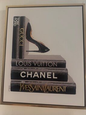 Classic Black High Heel Pump - Unbranded wall decor